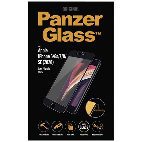 PanzerGlass Edge2Edge Displayschutzglas Apple iPhone SE (Gen.3, 2022), iPhone SE (Gen.2, 2020), iPhone 8, iPhone 7, iPho...