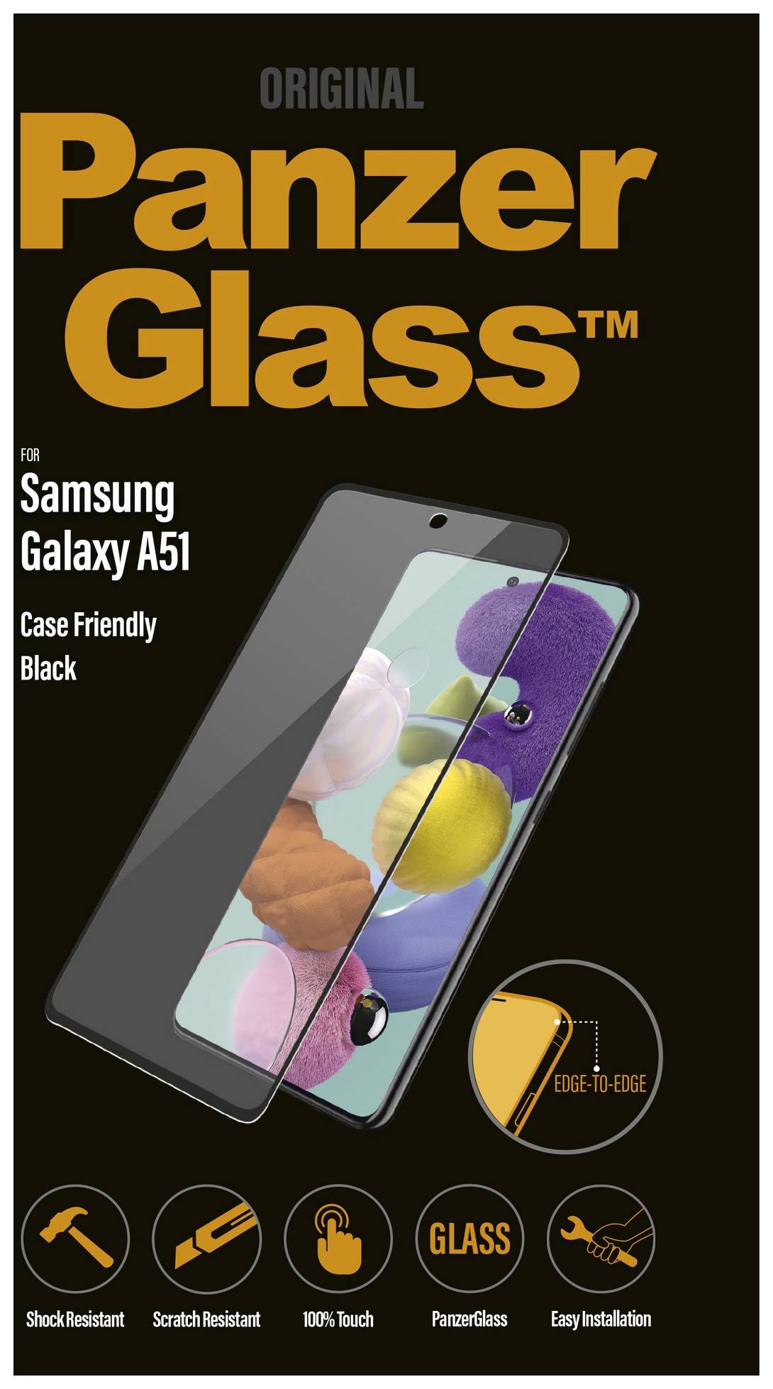 PANZERGLASS Case Friendly für Samsung Galaxy A51