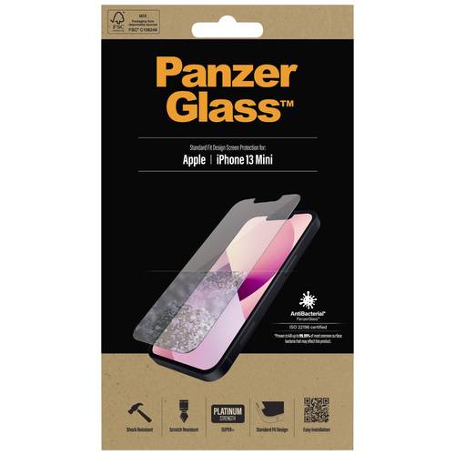 PanzerGlass 2741 Displayschutzglas Apple iPhone 13 mini 1 St. Anti-Fingerprint, antibakteriell 2741