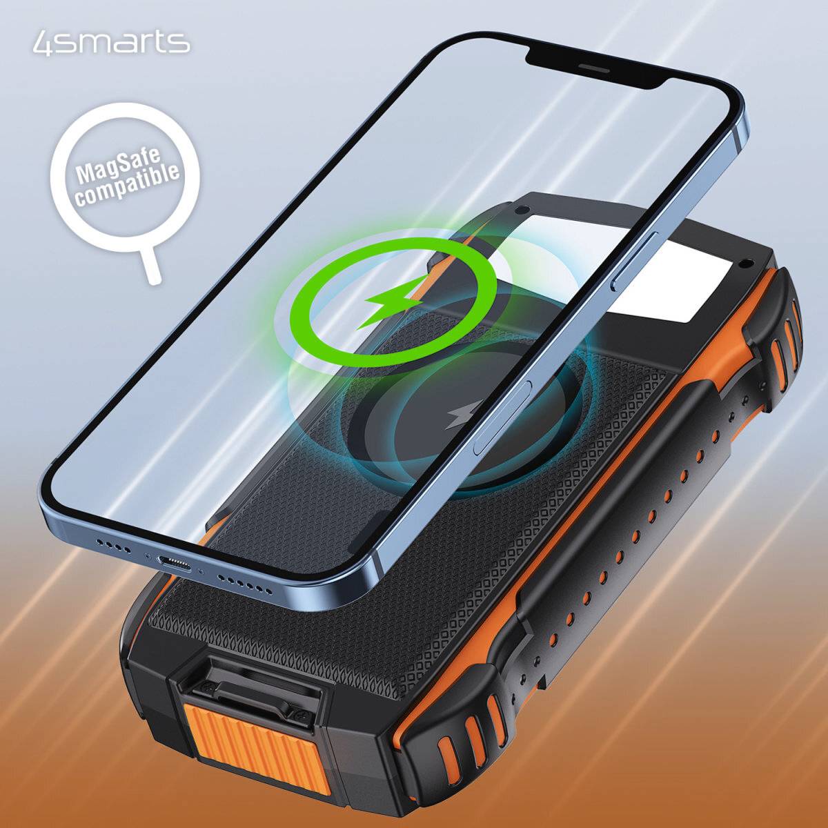 4Smarts TitanPack UltiMag Solar Powerbank 20000 mAh USB PD 3.0, Qi Wireless Charging, Quick Charge 3.0 LiPo Wireless Cha-10