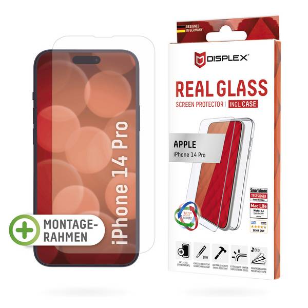DISPLEX "Real Glass" + Case Displayschutzglas Apple iPhone 14 Pro 1 St. 1711