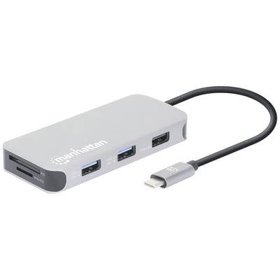Manhattan 130615 USB-C® Dockingstation  USB-C® Power Delivery