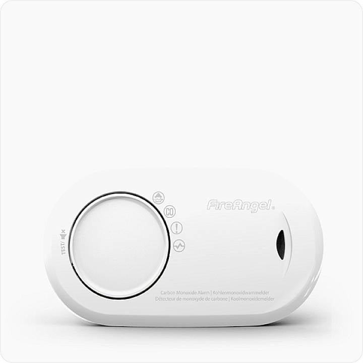 FireAngel FA3820-EUX10 Kohlenmonoxid-Melder inkl. 10 Jahres-Batterie batteriebetrieben detektiert Kohlenmonoxid