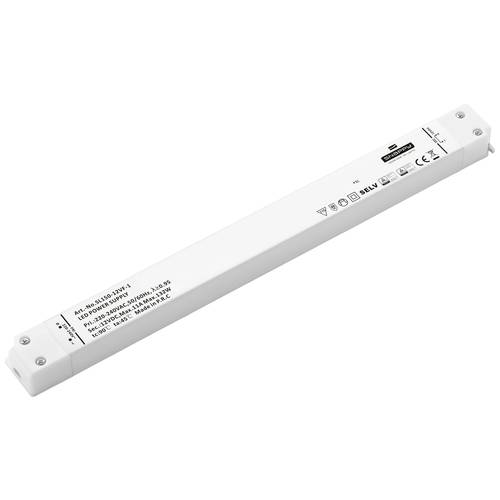 Dehner Elektronik SL 150-12VF-1 LED-Trafo, LED-Treiber Konstantspannung 150 W 11 A 12 V/DC Möbelzulassung, Überlastschut...