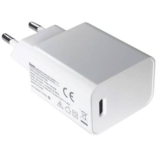 Dehner Elektronik SYS 1621-20 W2E Steckernetzteil, Festspannung 5 V/DC, 9 V/DC, 12 V/DC 3 A 20 W USB Power Delivery (USB...
