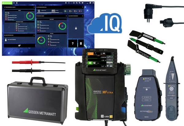 Gossen Metrawatt PROFiTEST MF XTRA Meister-Set VDE-Prüfgeräte-Set, Installationstester-Set kalibriert (DAkkS-akkreditiertes Labor) VDE-Norm 0100, 0100-600, 0105, 0113, 0411, 0413