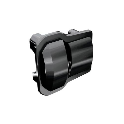 Traxxas TRX-9738-BLKCR Differential-Abdeckung schwarz-chrom TRX-4M