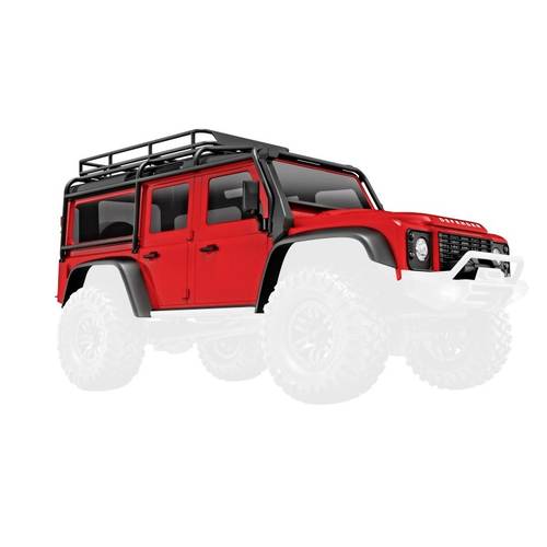 Traxxas TRX-9712-RED Crawler-Karosserie TRX-4M Defender, rot
