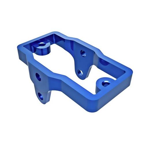 Traxxas TRX-9739-BLUE Servohalterung blau, Alu TRX-4M