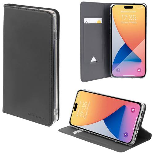 4Smarts Urban Lite Flip Case Apple iPhone 14 Pro Max Schwarz Standfunktion, Stoßfest 452091