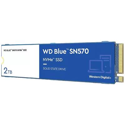 Western Digital Blue™ SN570 2 TB Interne M.2 PCIe NVMe SSD 2280 M.2 NVMe PCIe 3.0 x4 Retail WDS200T3B0C