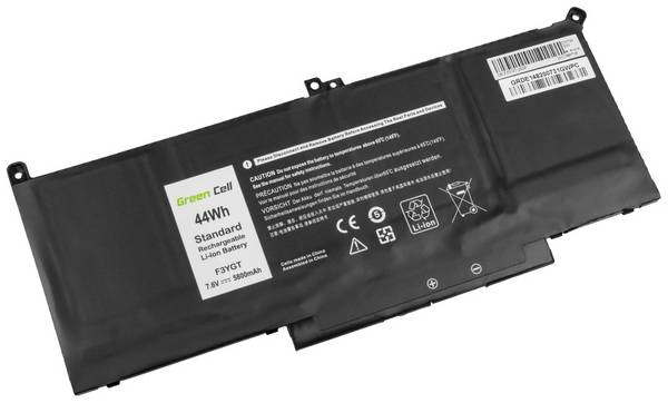 Green Cell Notebook-Akku F3YGT 7.6 V 5800 mAh Dell