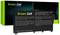 Akkupack Green Cell Lithium-Polymer 11,55V, 3550mAh, 41,0Wh. Enthält Sicherheitswarnungen und Hinweise zur Verwendung und Entsorgung. Verpackung im Hintergrund.