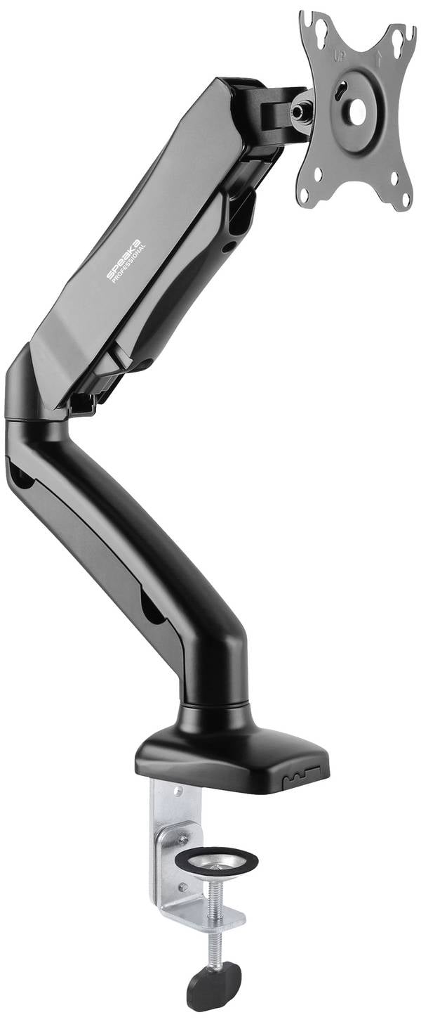 SpeaKa Professional SP-MM-900 Monitorhalterung 1 Display(s) 43,2 cm (17") - 81,3 cm (32") Schwarz Schwenkbar, Neigbar, Höhenverstellbar, Rotierbar