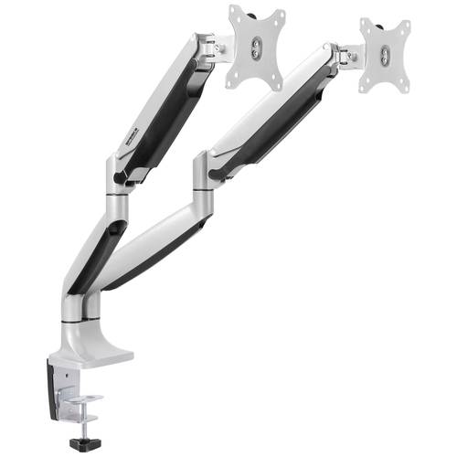 SpeaKa Professional Monitorhalterung SP-MM-930 2 Display(s) 33,0 cm (13) - 81,3 cm (32) Silber Neigbar+Schwenkbar, Höhen...