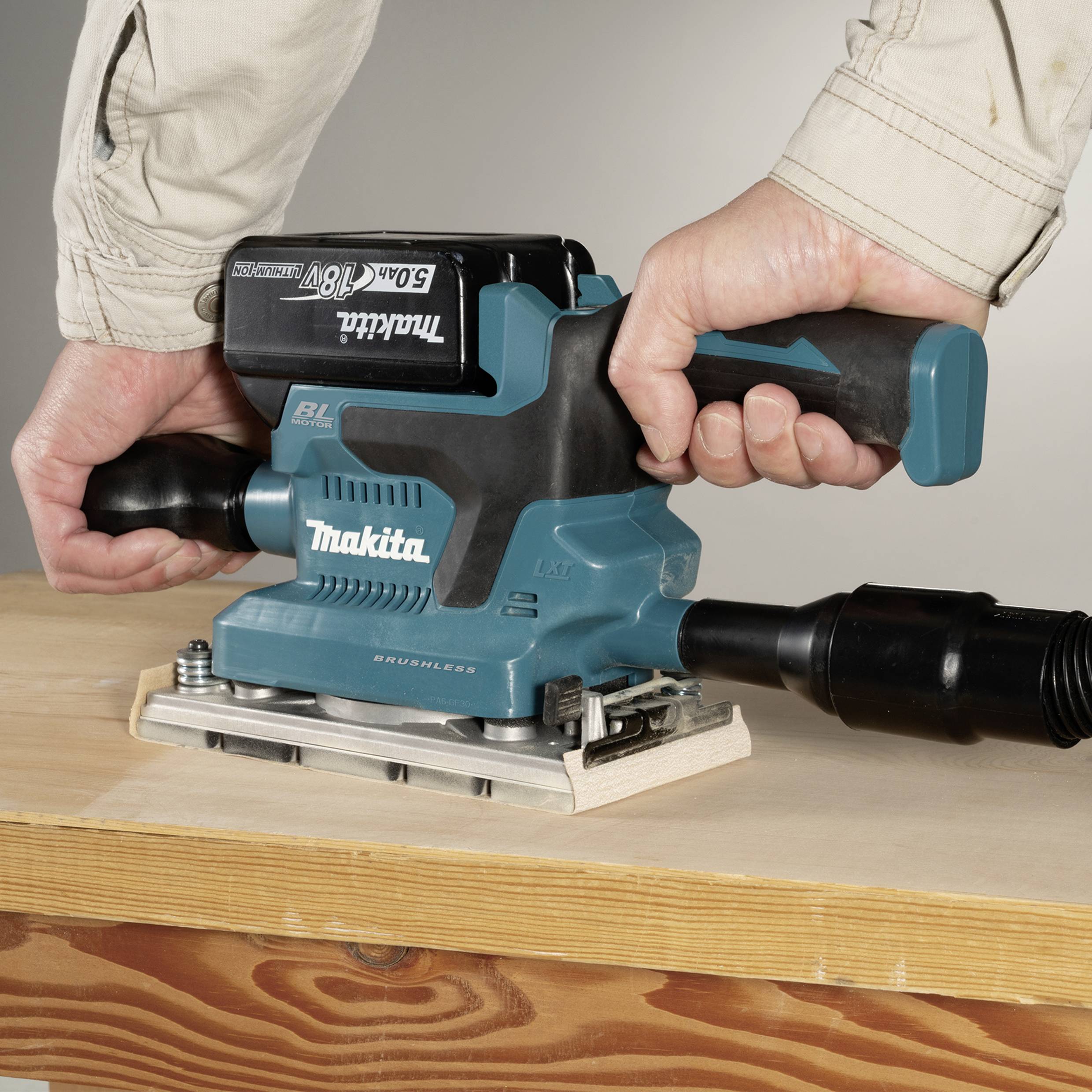 Makita DBO380Z DBO380Z Akku-Schwingschleifer bürstenlos, ohne Akku 18 V 93 x 185 mm-3