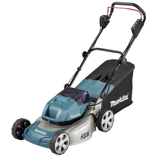 Makita Akku Akku-Rasenmäher ohne Akku, ohne Ladegerät 2x18 V Schnittbreite (max.) 46 cm