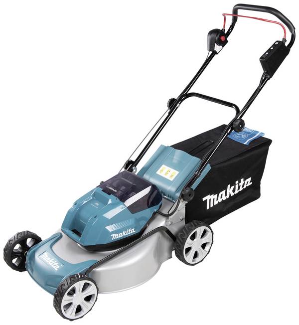 Makita DLM463PG4 Akku Akku-Rasenmäher   inkl. Akku, inkl. Ladegerät  18 V Schnittbreite (max.) 46 cm
