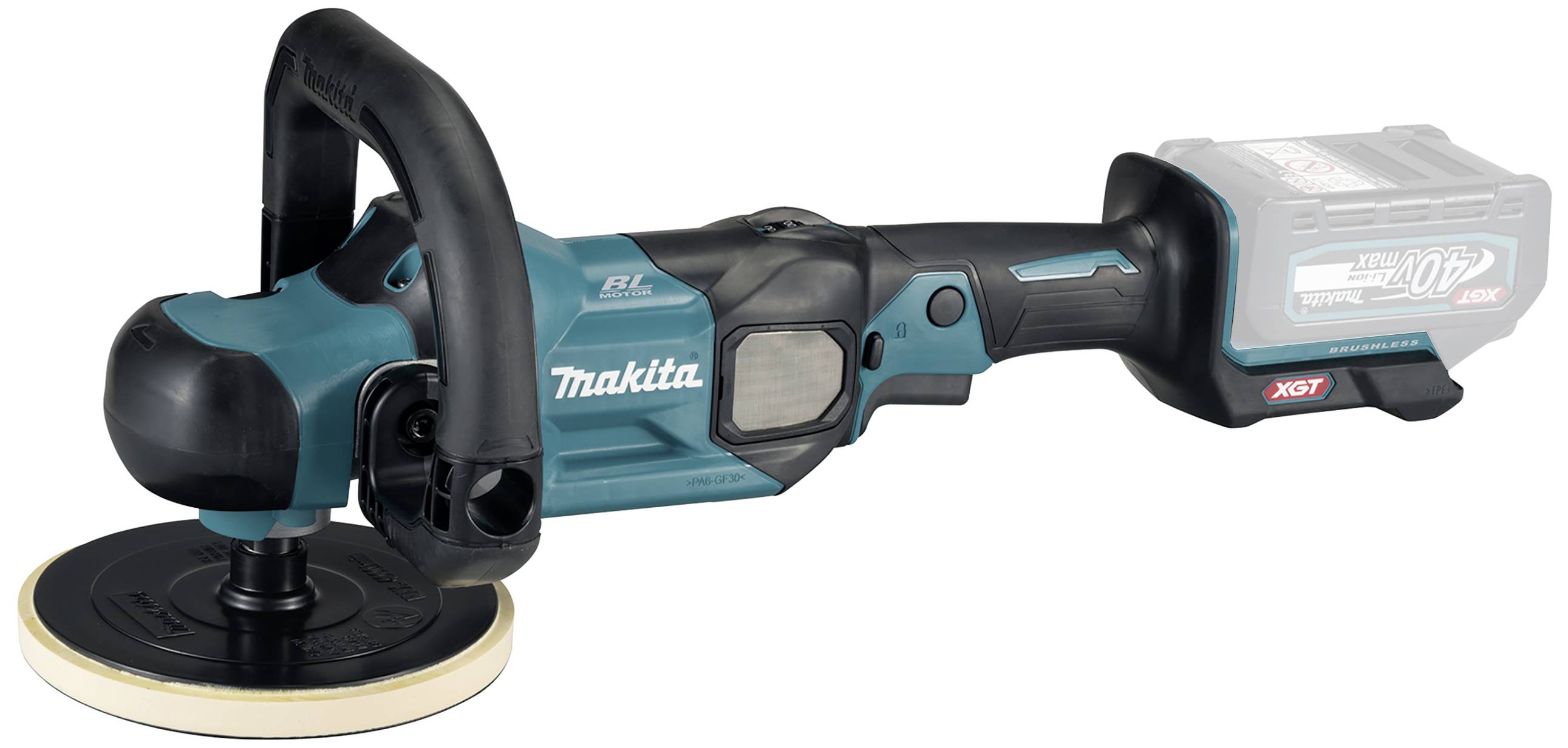 Makita PV001GZ - Poliermaschine - schnurlos - 180 mm - 40 V