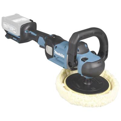 Kabellose Poliermaschine mit blau-schwarzem Gehäuse und Handgriff, geeignet für die Oberflächenbearbeitung.