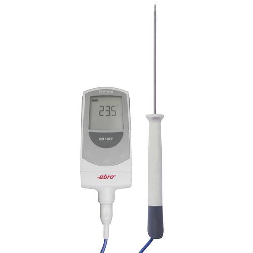 ebro Temperatur-Messgerät kalibriert (ISO) -50 - +300 °C Fühler-Typ T