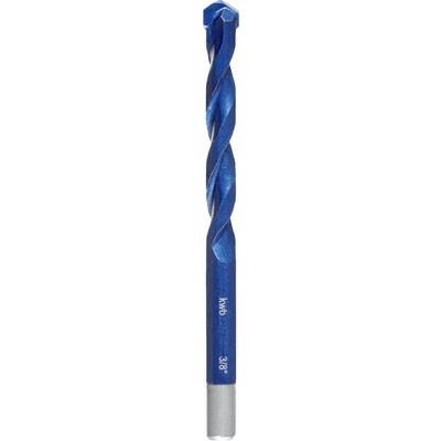 Ein blauer Bohrer mit einer spiralförmigen Schneide, geeignet für Präzisionsbohrungen in Metall oder Holz.