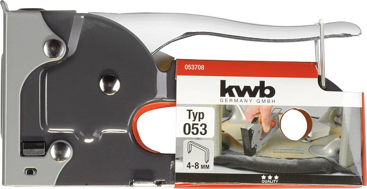 KWB 053708 Handtacker Klammerntyp Typ 53F Klammernlänge 4 - 8 mm