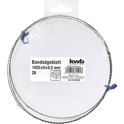 Thumbnail - kwb 081502 Bandsägeblatt, 1425 x 6x 0,65, Z6, Holz 1 St.