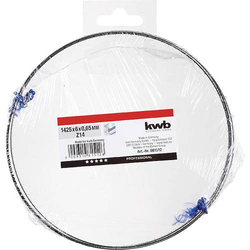 kwb 081512 Bandsägeblatt, 1425 x 6 x 0,65, Z14, Metall 1 St.