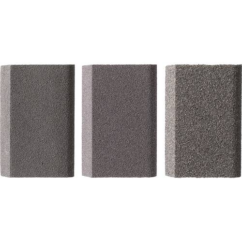 kwb 088900 Schleifschwamm 3er-Set abgerundet und abgeschrägt in Körnungen Medium, Fine und Super Fine 3 St.
