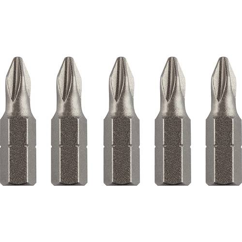 kwb 120001 Kreuzschlitz-Bit Chrom-Vanadium Stahl 5 St.