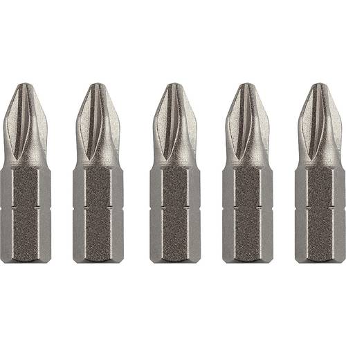 kwb 120003 Kreuzschlitz-Bit Chrom-Vanadium Stahl 5 St.