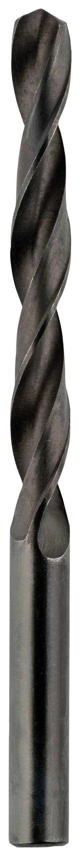 Ein spiraliger Metallbohrer mit zwei Schneidkanten, geeignet zum Bohren in Metalloberflächen.