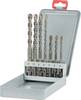 kwb 240730 Vergütungsstahl Hammerbohrer-Set 7teilig 5 mm, 6 mm, 8 mm, 6 mm, 8 mm, 10 mm, 12 mm SDS-Plus 1 St.