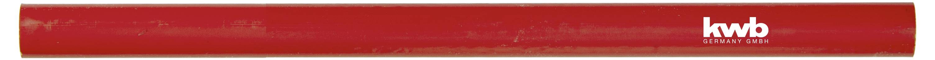 Roter einziehbarer Utility-Messergriff mit weißem 'kwb'-Logo an der Seite.