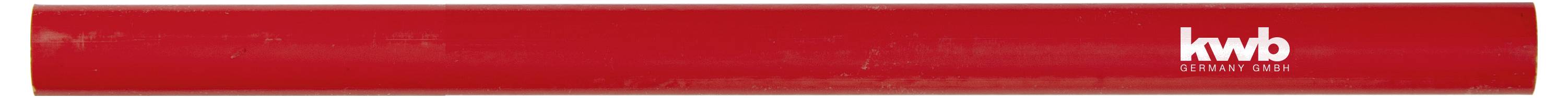 Roter Bohrkopf der Marke 'kwb'.