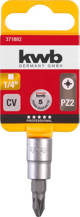 kwb 371802 Steckschlüssel-Bit-Einsatz PZ 2 1/4