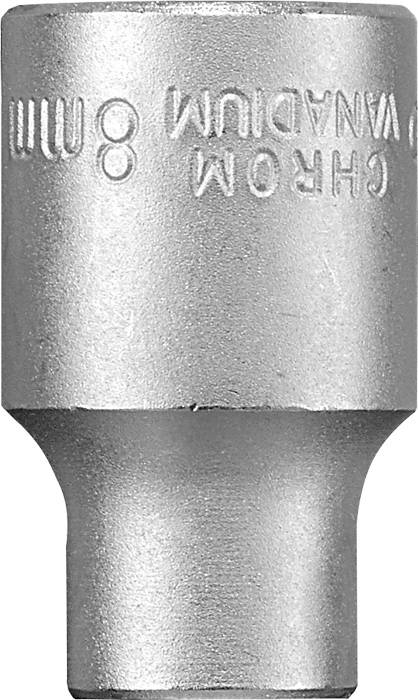 kwb 372208 Bit 8mm 3/8" CV-steel wave section matt chrome-plated