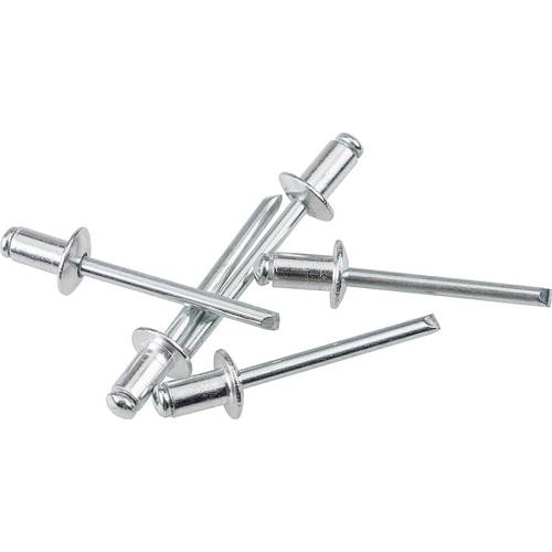 Thumbnail - kwb 407457 Blindniete (Ø x L) 3.2 mm x 6.5 mm Aluminium Aluminium Aluminium 50 St.