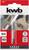 Verpackung eines M6-HSS-Gewindebohrers der Marke 'kwb', geeignet für Metallbearbeitung. Enthält Hinweis auf 5 Jahre Garantie und DIN 352.