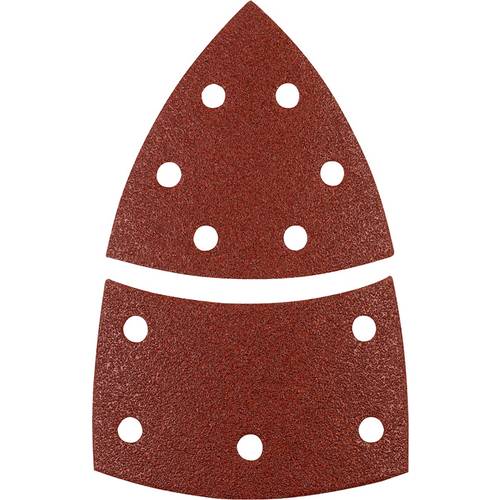 kwb 496104 Deltaschleifpapier Körnung (num) 40 (L x B) 62, 93 mm, mm x 100 mm 5 St.