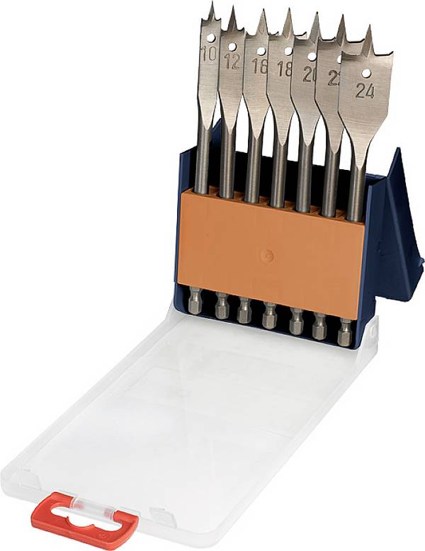 kwb 512250 Holz-Fräsbohrer-Set 7teilig 10 mm, 12 mm, 16 mm, 18 mm, 20 mm, 22 mm, 24 mm 7 St.