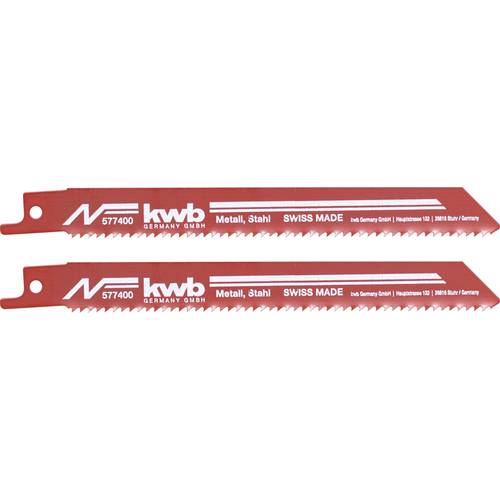 kwb 577400 Säbelsägeblätter, Metallbearbeitung, Bi-Metall, grob 2 St.