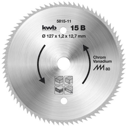 kwb 581511 Kreissägeblatt 127 x 12.75 mm 1 St.