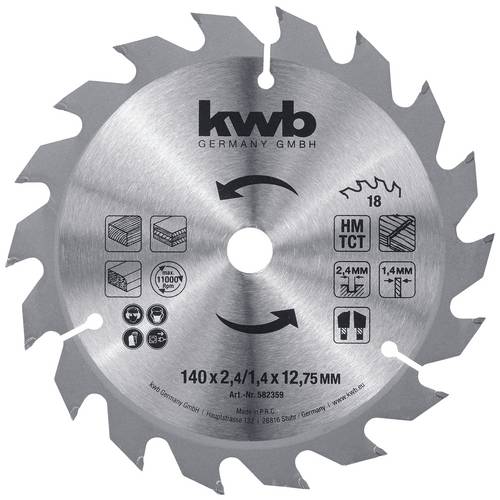 kwb 582359 Kreissägeblatt 140 x 12.75 mm 1 St.