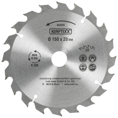 kwb 583559 Kreissägeblatt 150 x 20, 16 mm, mm 1 St.