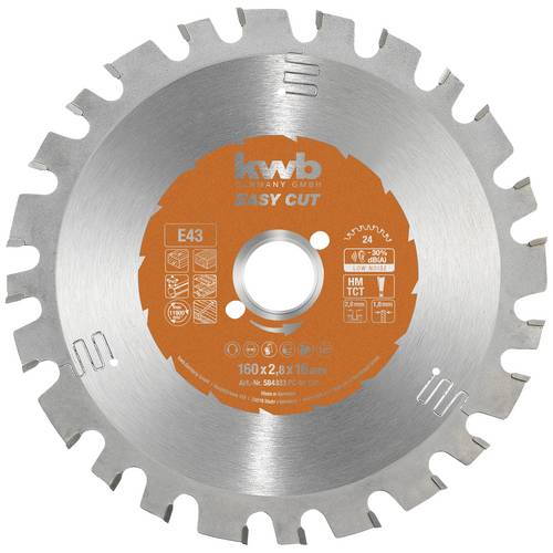 kwb 584333 Kreissägeblatt 160 x 16 mm 1 St.