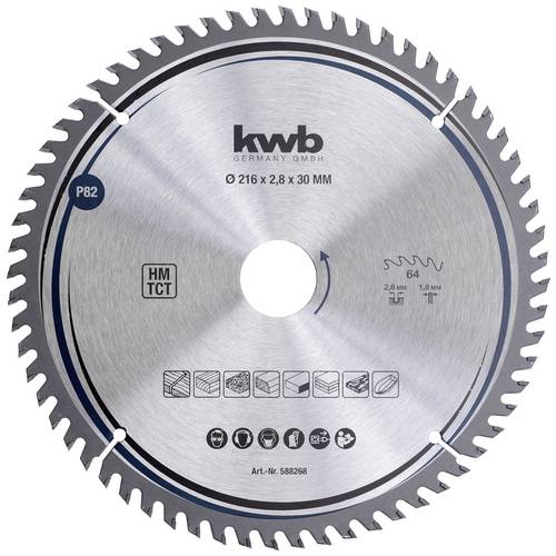 kwb 588268 Kreissägeblatt 216 x 30 mm 1 St.