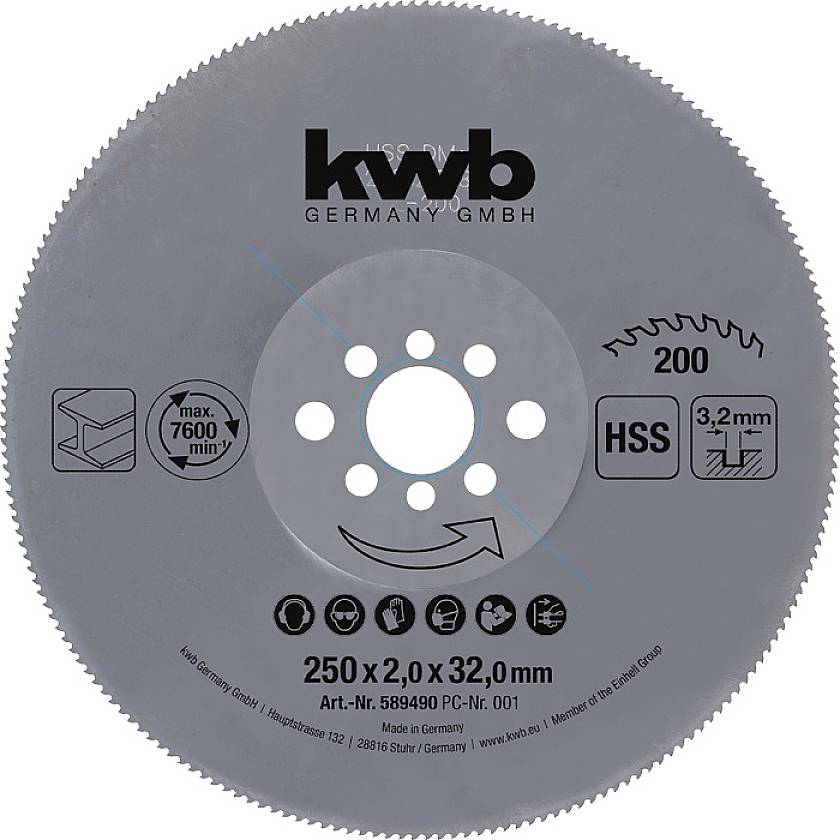 kwb 589490 Kreissägeblatt 250 x 30 mm 1 St.