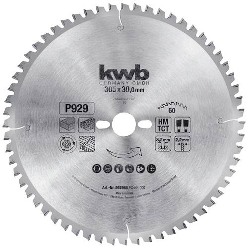 kwb 592966 Kreissägeblatt 305 x 30 mm 1 St.